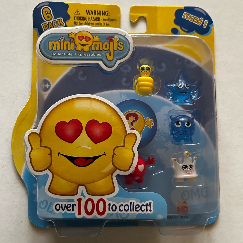 Mini Emojis Collectible Expressions 6 pack Round 1